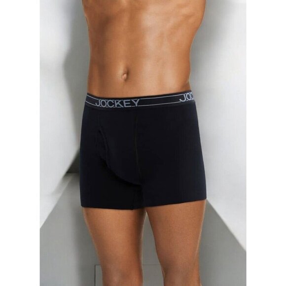 Jockey Mens Boxer Briefs 5 Pack Lightweight Everyday Casual 5" Inseam NEW Large - Picture 4 of 10